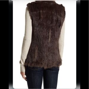 9.Bagatelle Real Fur Rabbit Knitted Vest - Bagatelle XS